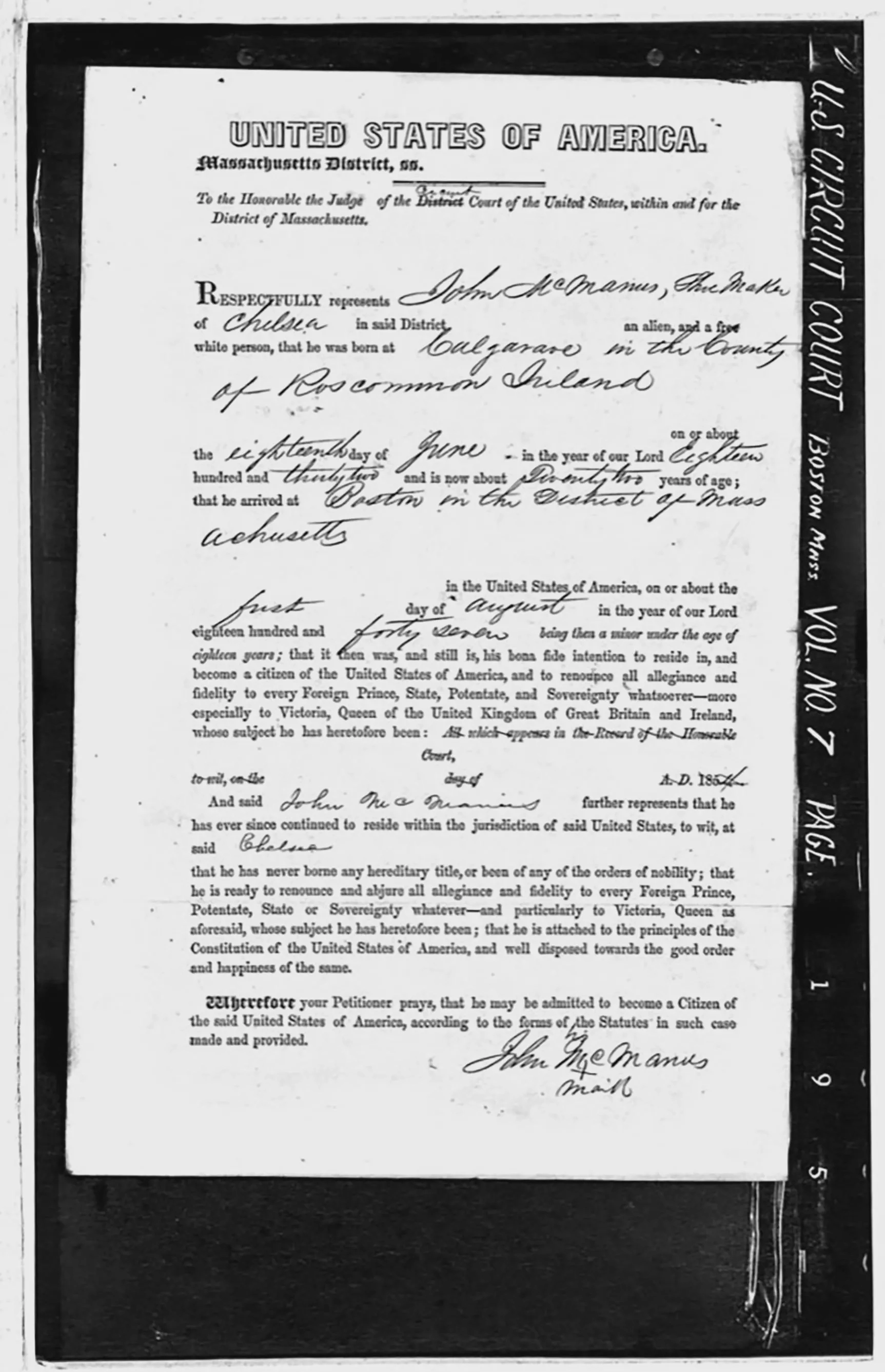 John McManus US Passport John McManus US Passport