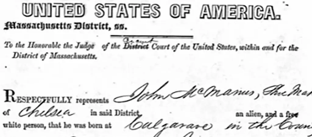 1864 US Passport
