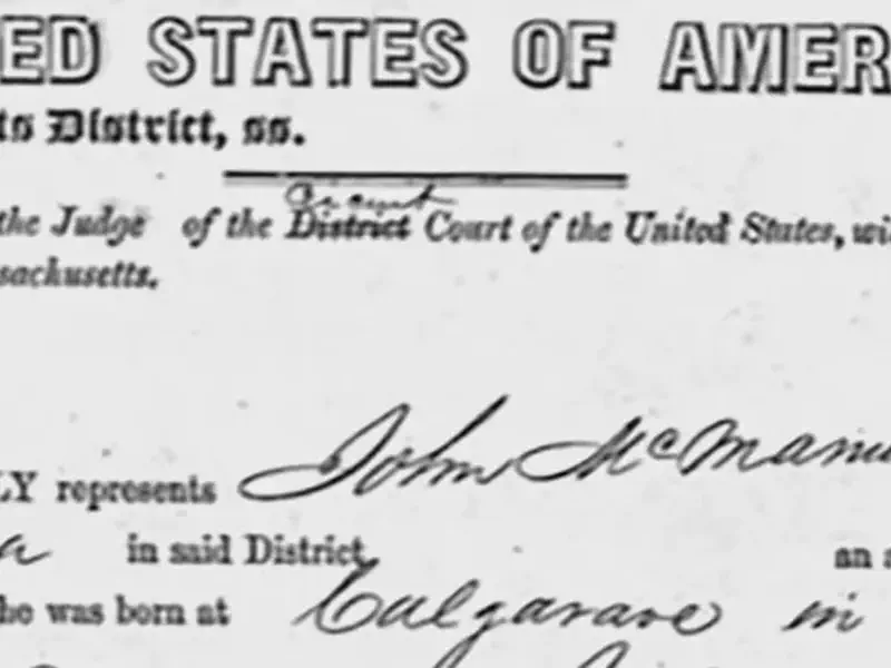 John McManus US Passport