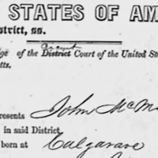 John McManus US Passport